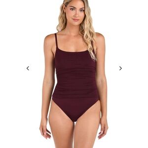 La Blanca Deep Red Swimsuit